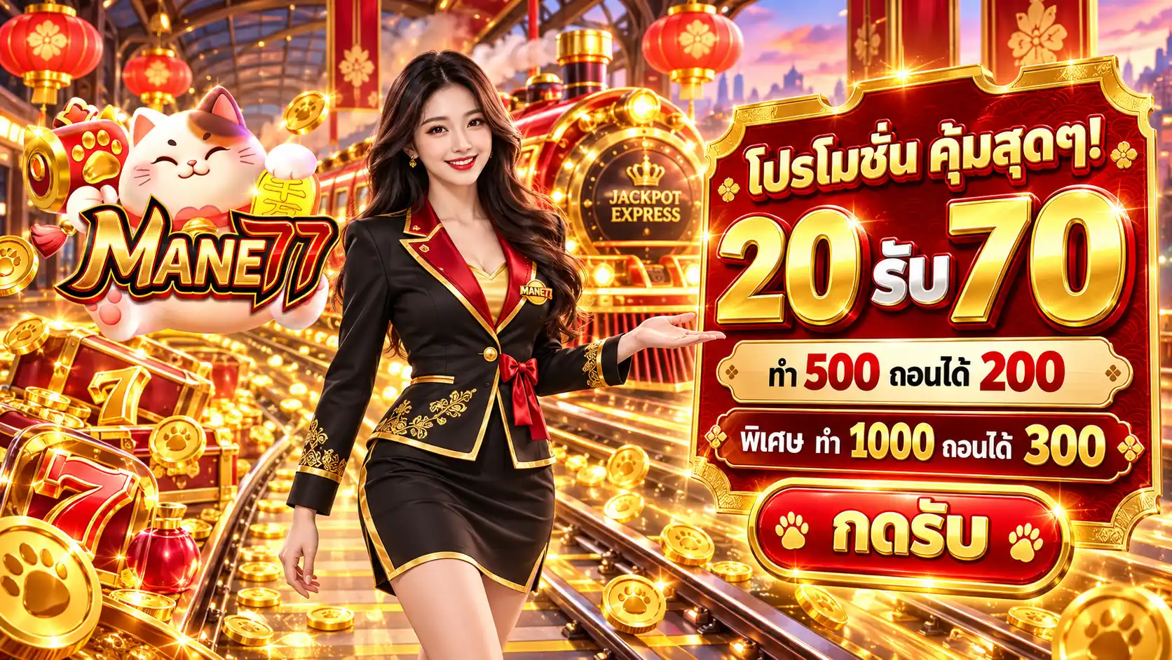 MANE77 เว็บตรงของคนไทย สายเสี่ยงโชคต้องลอง แจ็กพอตง่ายจ่ายไว